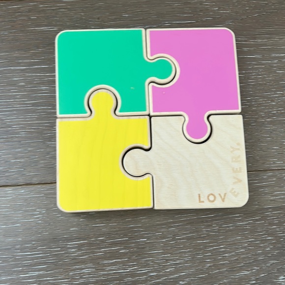 LOVEVERY Toys Lovevery 2 Sided 4 Piece Learning Puzzle Poshmark